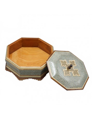 Handmade inlaid wooden candy box HC-1442
