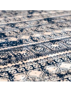 Machine-woven Vintage Navy Blue 6'X9' Carpet Rc-312 full view 2