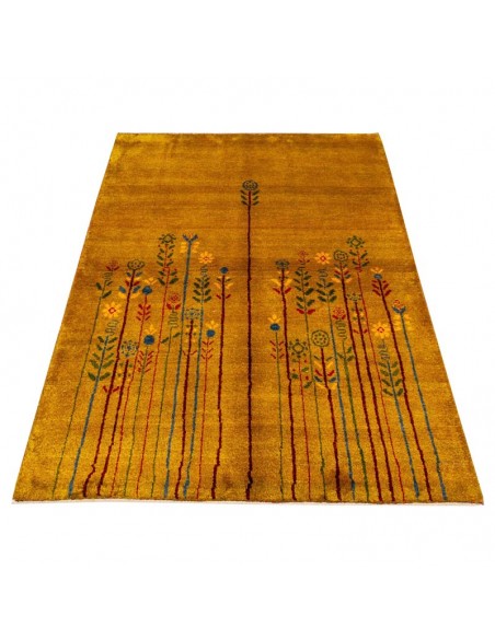 Handmade 4'X6' Gabbeh Rug Rc-313 top view