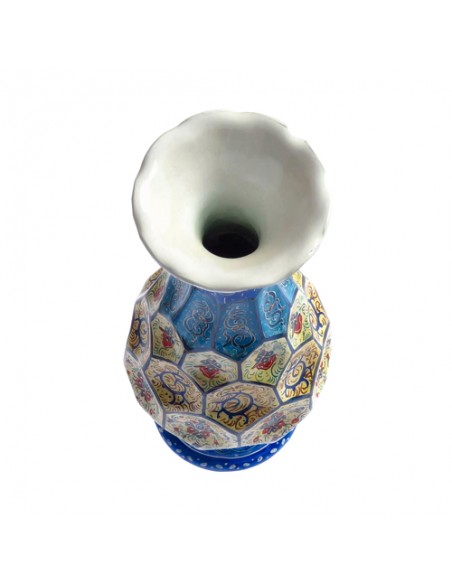 decorative vase made by handmade Persian Meenakari HC-1457