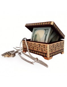 Small Jewelry Box of Persian Khatamkari HC-1460 2