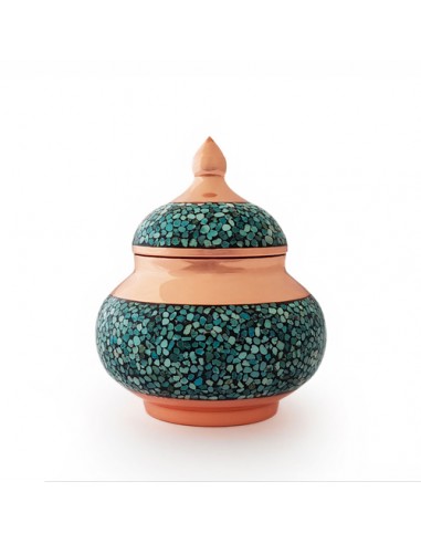 Handmade Sugar Bowl Turquoise Inlaying Of Tea Set HC-1467