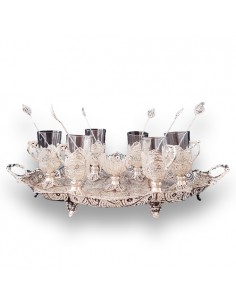 Filigree Coffee Set Of Handmade Copper HC-1470