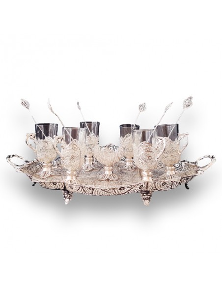 Filigree Coffee Set Of Handmade Copper HC-1470