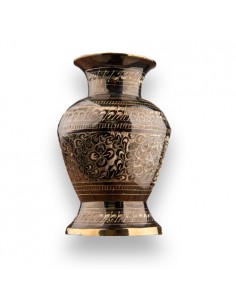 Hand-Engraved Brass Decorative Vase HC-1471