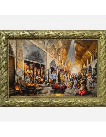 handwoven silk wall rug