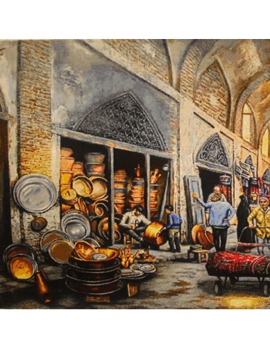 handmade silk decorative wall rug