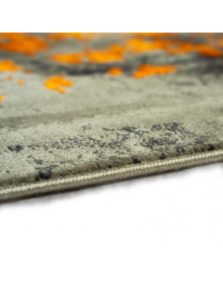 Persian Grey 6' X 9' Modern Carpet Rc-319 details