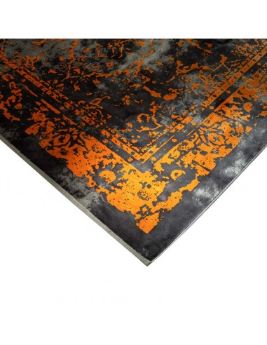 Persian Grey 6' X 9' Modern Carpet Rc-319 corners