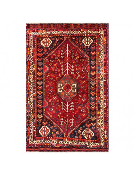 sale of Handmade Red 4'X6' Carpet Rc-321 sale of Handmade Red 4'X6' Carpet Rc-321