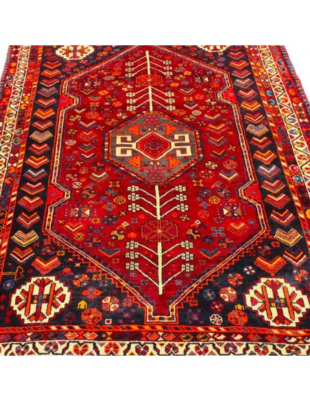 Handmade Red 4'X6' Carpet Rc-321 pattern Handmade Red 4'X6' Carpet Rc-321 pattern
