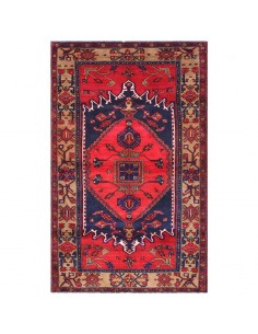 Persian Hand-woven Red 4'X8' Carpet Rc-323 full view