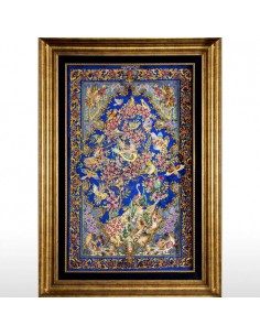Handmade Blue Rug for Wall