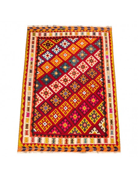 Persian Handmade Multi color 4'X7' Carpet Rc-326 full view