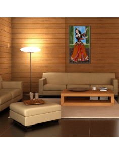 Persian miniature painting of lady 2