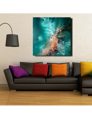 abstract acrylic painting