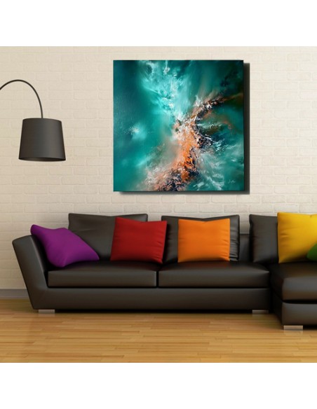 abstract acrylic painting