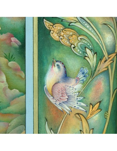 Persian miniature painting of bird