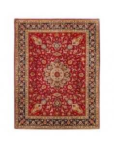 Sale of Persian Red Handmade Antique 8'X10' Rug Rc-328