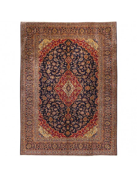 Antique Hand-woven Navy Blue 8'X12' Rug Rc-329 price