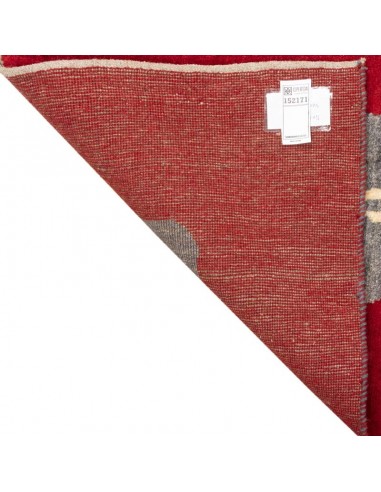Handmade Red 5'X7' Gabbeh Rug Rc-330 for living room