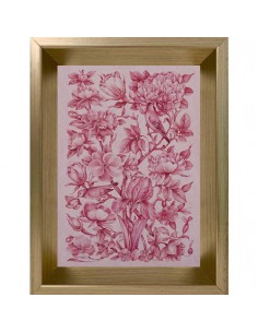 Pink Persian Miniature Painting