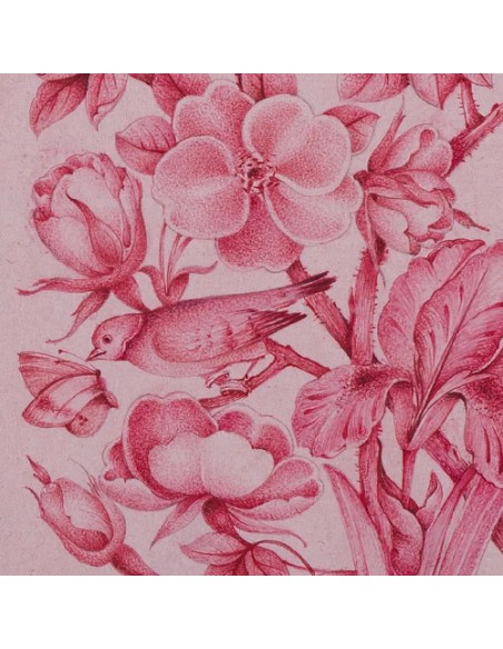 Pink Miniature Painting - details