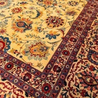 sale of Persian Handmade Cream Yellow Rug 8'X11' Rc-332 sale of Persian Handmade Cream Yellow Rug 8'X11' Rc-332