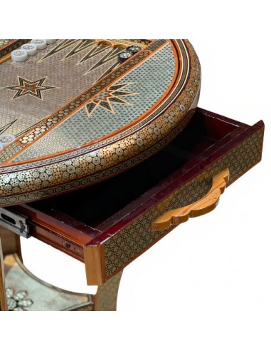 a drawer in the chess table