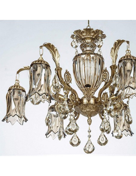 Antique 12 branches crystal Chandelier