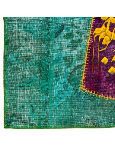 sale of Handmade Collage Fantasy 4'X5' Rug Rc-333