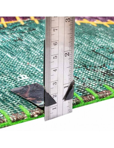 Handmade Collage Fantasy 4'X5' Rug Rc-333 thickness