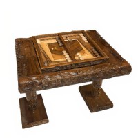 Chess Board & Wooden Backgammon Set HC-1578