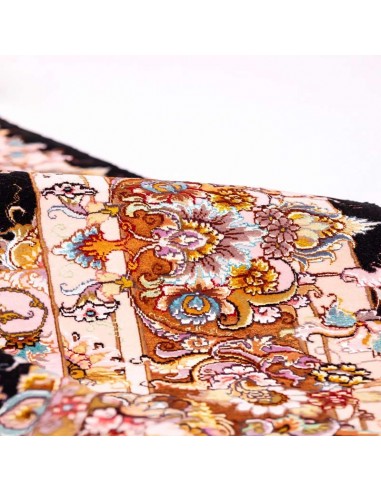 Persian Handmade Silk 4'X6' Black Carpet Rc-335 price