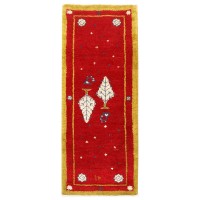 Handmade Red Gabbeh Runner Rc-336 on sale Handmade Red Gabbeh Runner Rc-336 on sale