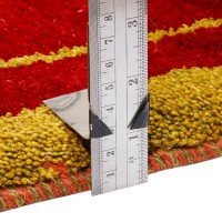 Price of Handmade Red Gabbeh Runner Rc-336 Price of Handmade Red Gabbeh Runner Rc-336