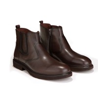 men's-brown-zipper-boots-ac-1632 men's-brown-zipper-boots-ac-1632