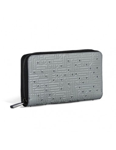 women's-gray-zipper-wallet