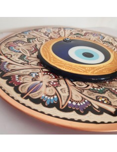 Ornamental Plate with Evil Eye Design HC-1642 2