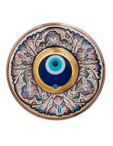 Ornamental Plate with Evil Eye Design HC-1642