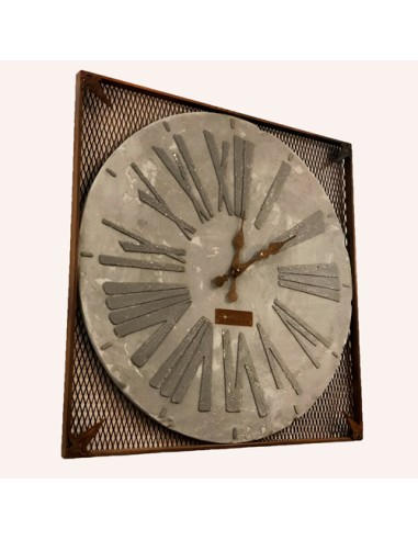 grey roman numeral clock