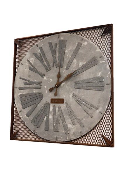 grey handmade roman numeral clock grey handmade roman numeral clock