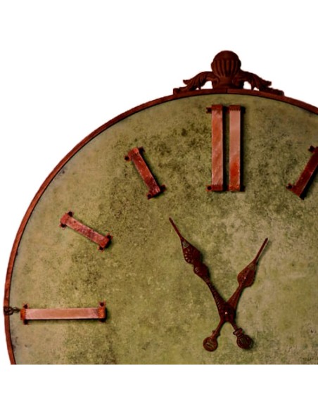 sage green clock