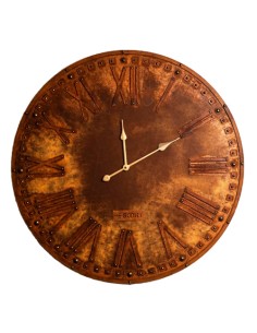rustic roman numeral clock