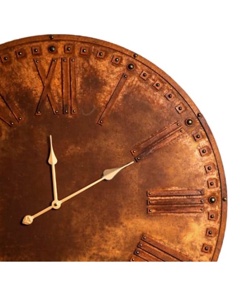 rustic roman numeral wall clock rustic roman numeral wall clock