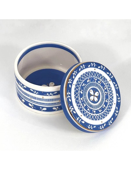 Persian blue tea set candy bowl