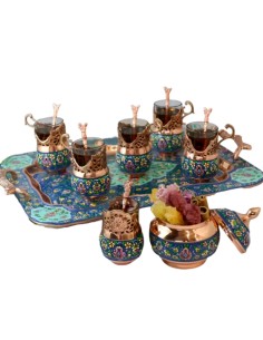 copper tea set