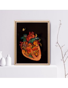 Painting Canvas "Heart" Full View 2