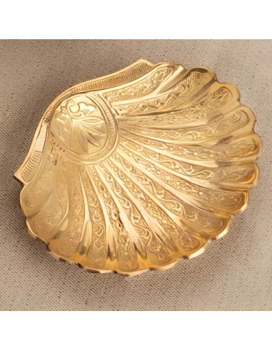 unique brass sweet serving plate
