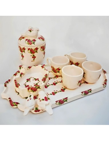 Persian rose tea set